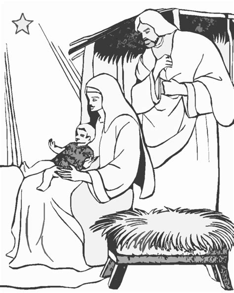 Teach the kids the true meaning of christmas while coloring this cute & fun pack of 5 nativity coloring pages for kids. Christmas Nativity Coloring Pages - Wallpapers9