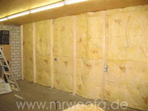 Hier bietet sich eine innenwanddämmung an. Meine Bastelwerkstatt