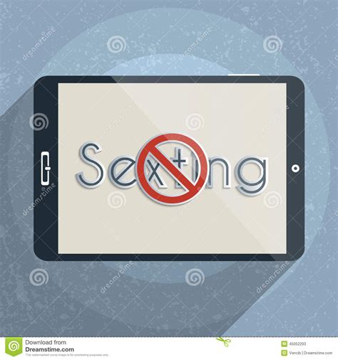 Online And Mobile Safety Stock Illustration Image 45052293