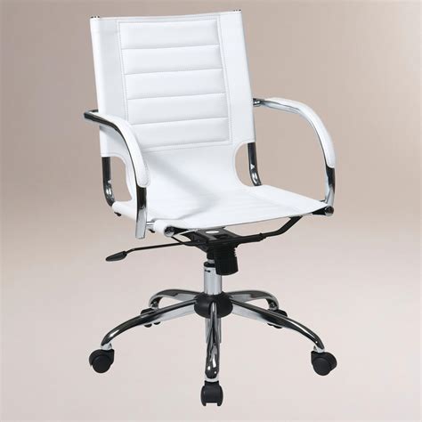 What kind of chair is white for work? White Grant Office Chair | World Market
