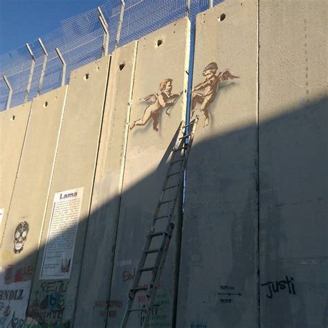 Peace On Earth Angels By Banksy In Bethlehem StreetArtNews
