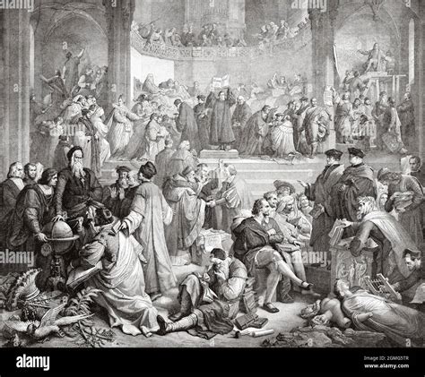 The Protestant Reformation Painting By Wilhelm Von Kaulbach 1805 1874