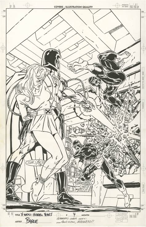 X Men The Hidden Years 4 Cover 2000 John Byrne Byrne Returns To