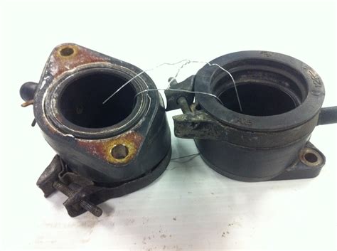 By the motorcycle classics staff. 1982-84 Yamaha XS400 XS 400 Maxim Carb Holders Intake ...