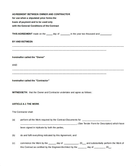 Maybe you would like to learn more about one of these? FREE 7+ Sample Contract Agreement Forms in MS Word | PDF ...
