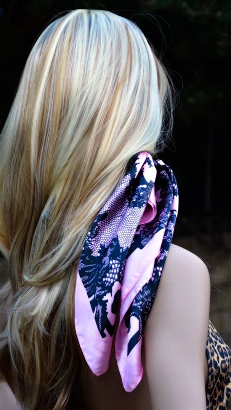 Silk Scarf Style Silk Neck Scarf Silk Headscarf Head Scarf Hair Scarf Styles Scarf