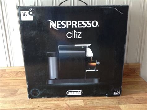 Nespresso citiz coffee and espresso machine by delonghi with aeroccino, black. Brand New in box Delonghi Nespresso Citiz Coffee Machine ...