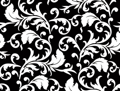 Free 9 Black And White Floral Patterns In Psd Vector Eps