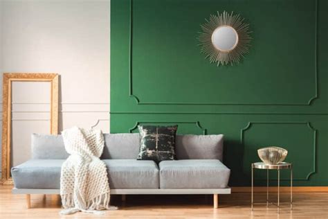 Green Accent Wall Paint Colors And Ideas Designing Idea