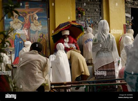 Ethiopia Ceremony Orthodox Church Gonder Christianity Religion 2012