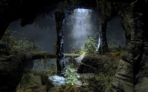 Skyrim Cave Landscape