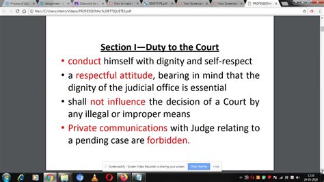 Code of conduct defines the significant values and beliefs of a business. standards of professional conduct by lawyers - YouTube
