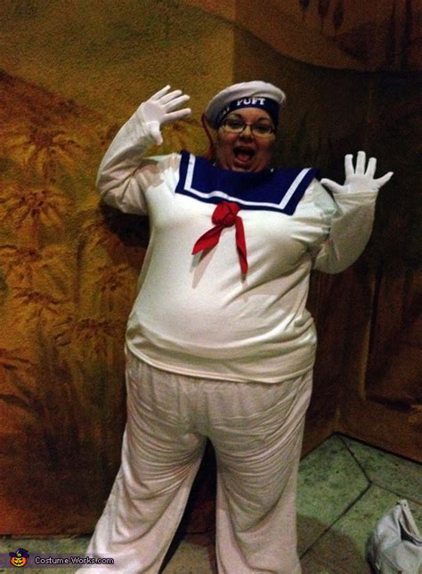 stay puft marshmallow woman costume