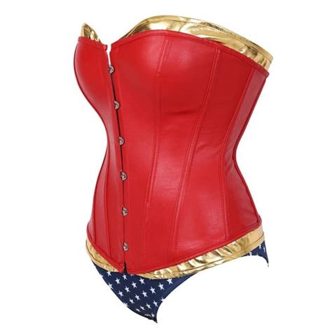 sultry wonder woman corset costume