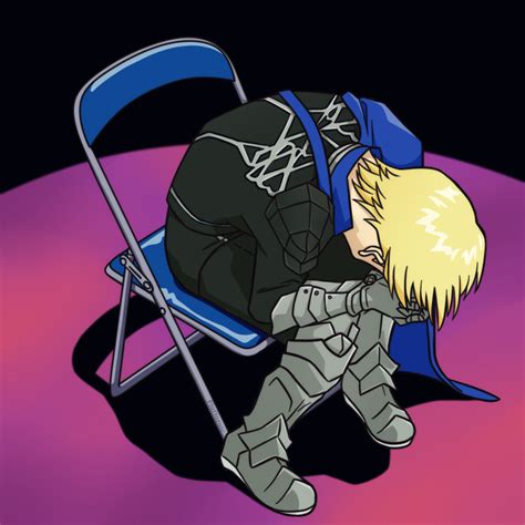 Shinji In A Chair But With Dimitri Shinji In A Chair Know Your Meme