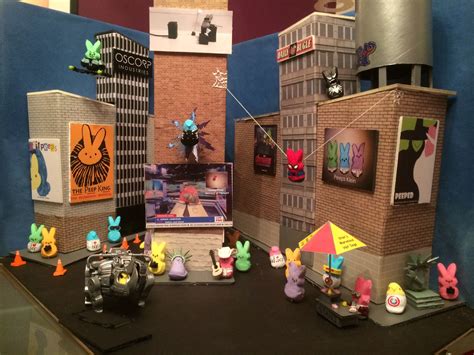 The Amazing Spider Peep Peep Diorama For The Washington Post Peep