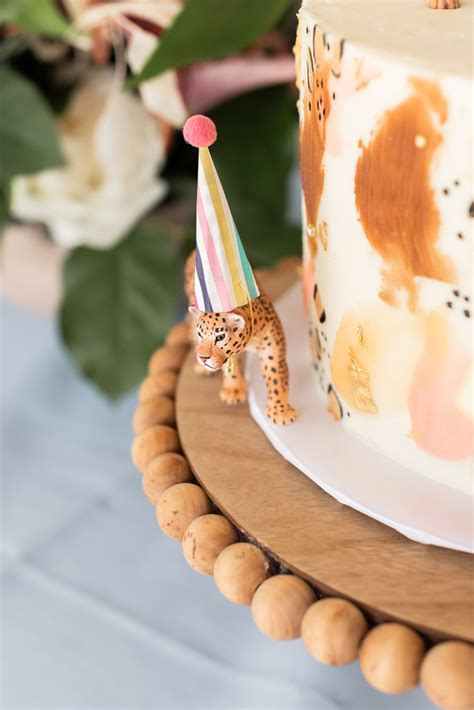 Roar Shes Four Animal Themed Birthday Party 100 Layer Cake