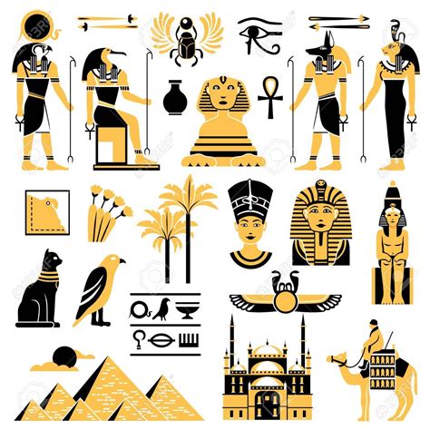 Ancient Egyptian Symbols Vectors