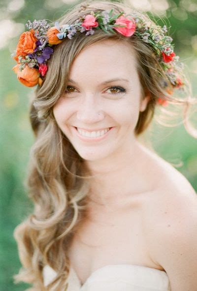 Blossoms With Herbs Wedding Flower Hair Pieces Floral Crown Wedding
