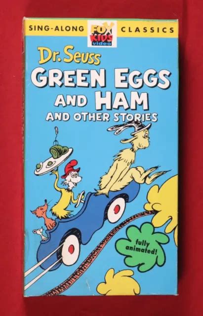Dr Seuss Green Eggs And Ham And Other Stories Sing Along Vhs