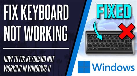 How To Fix Keyboard Keys Not Working In Windows 11 Keyboard Not Vrogue