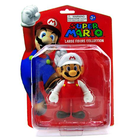 Figura Super Mario Bros Mario Con Flor De Fuego Coheto Tienda En