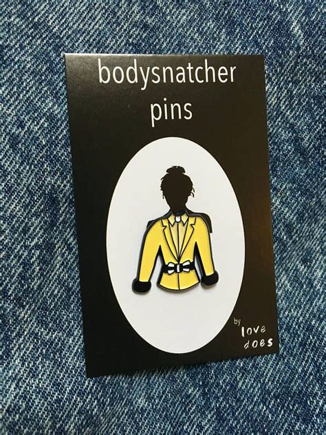 24mm Enamel Pin Inspired By Heather Mcnamaras Yellow Blazer From The Musical Heathers The