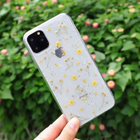 Iphone 11 Pro Flower Case Feibili Soft Clear Flexible