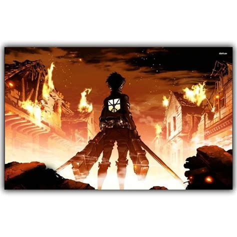 Buy Attack On Titan Poster Popular Classic Japanese
