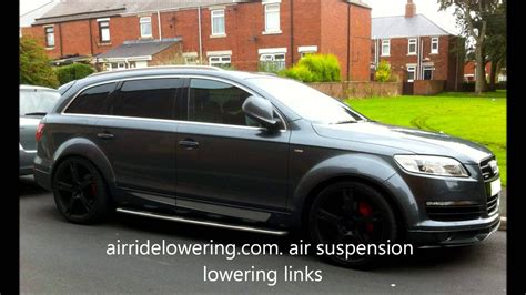 Audi Q7 Lowered Using Air Suspension Lowering Links From