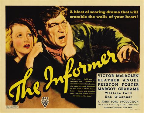 The Informer 1935victor Mclaglen Won An Oscar For His Role As A Poor