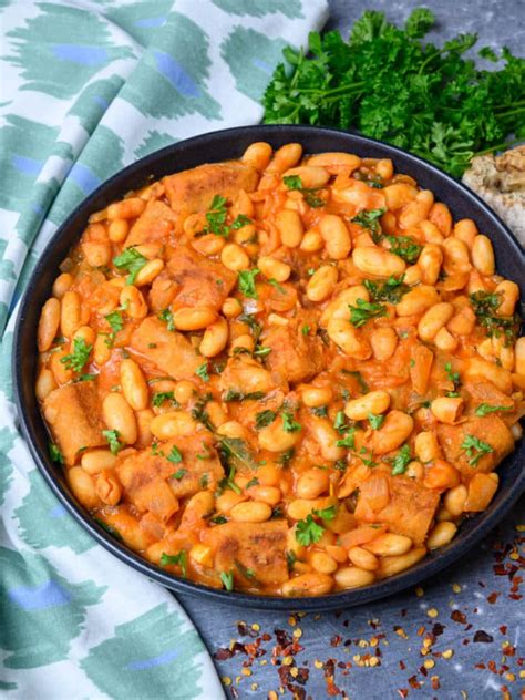 Tuscan Bean Stew With Sausages Vegan Cocotte