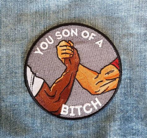 Predator Iconic Arnold Schwarzenegger Handshake Iron On Patch Etsy