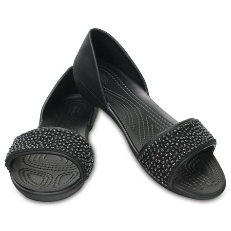Womens Crocs Lina Embellished Dorsay Flat Взуття Крокс Доставка