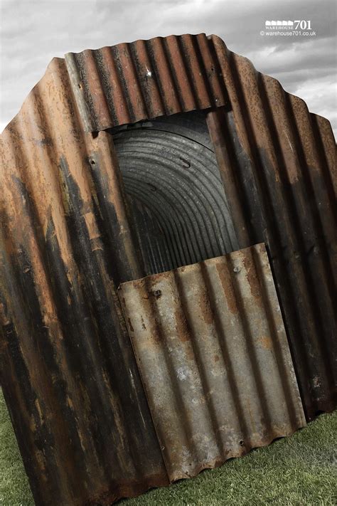 Authentic Ww2 Corrugated Iron Anderson Air Raid Shelter