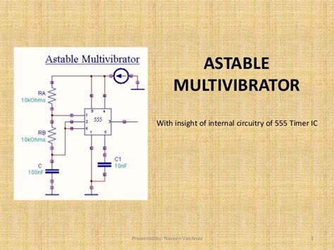 Astable Multivibrator 555 Timer