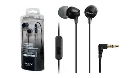 Sony Ex15ap In Ear Headphones Black Harvey Norman New Zealand