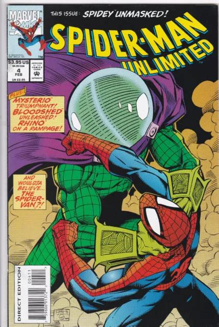 Spider Man Unlimited 4 Vol 1 1993 1998 Marvel Comics High Grade