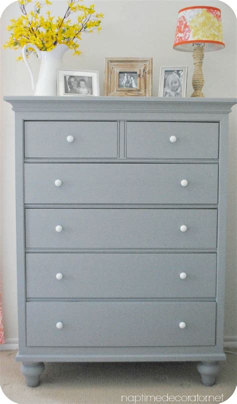 Colors with cool undertones are often used in bedrooms to create a calm, relaxing mood. Yet Another Look For My Husband's Dresser