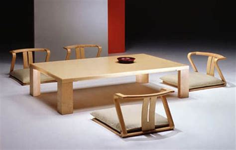 The Unique And Comfortable Legless Chairs Of Japanese Dining Room