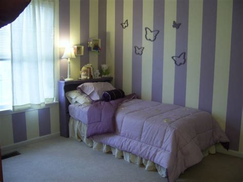 Painted Wall Stripes As An Accent Girl Room Kid Room Decor Girls
