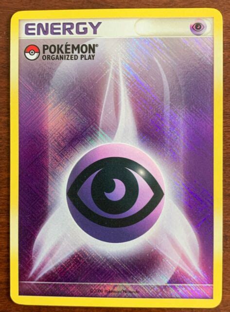 Maybe you would like to learn more about one of these? Psychic Energy Holo 2009 Organized Play Promo Pokemon Card | eBay