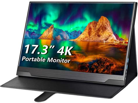 Portable Monitor 4K - 17.3 Inch UHD FreeSync HDR IPS 100% Adobe RGB ...