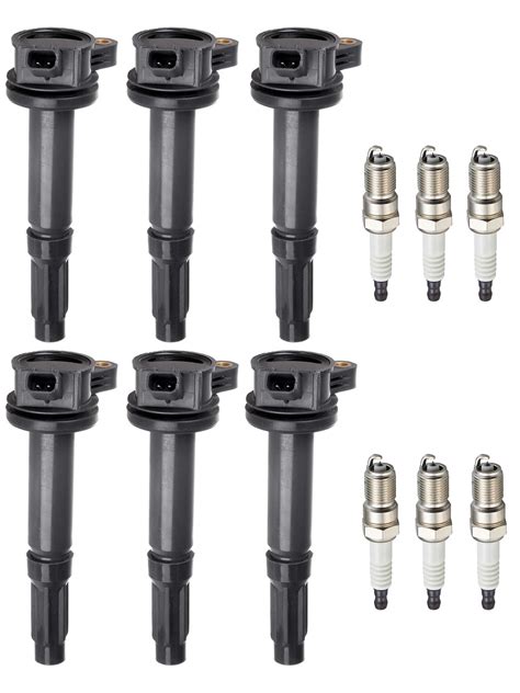 Set Of 6 Isa Ignition Coils And 6 Spark Plugs For 2006 2012 Ford Fusion