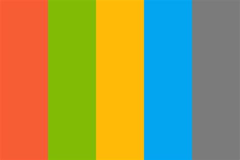 Microsoft Edge Color Palette