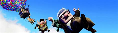 Pixars Up Movie Up Movie Poster Cartoons Two People Nature Hd