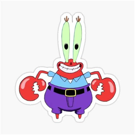 Mr Krabs Money Sticker For Sale By Leawolf Redbubble