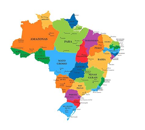 Brazil Maps Facts Brazil Map Brazil States Of Brazil