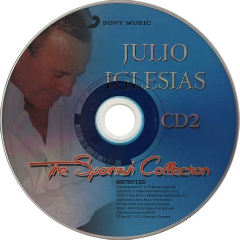 Carátula Cd de Julio Iglesias The Spanish Collection Portada
