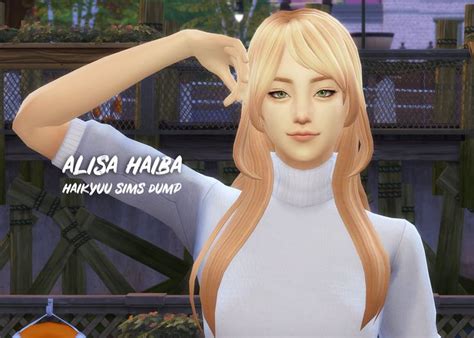 Alisa Haiba Sims Dump Megukiru Sims Hair Sims Tumblr Sims 4